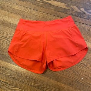 Carnation Red Speed Up Shorts